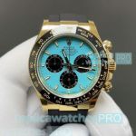 2025 NEW-Super Clone EWE Factory Rolex Daytona Tiffany Blue Swiss 4131 Automatic Watch 41mm